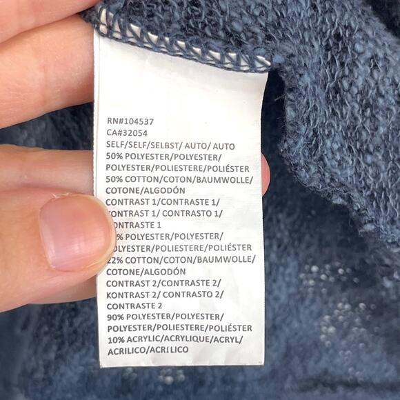 TINY Anthropologie Stratigraphy Cardigan Open Front Tunic Slub Cableknit Size L - Picture 8 of 10